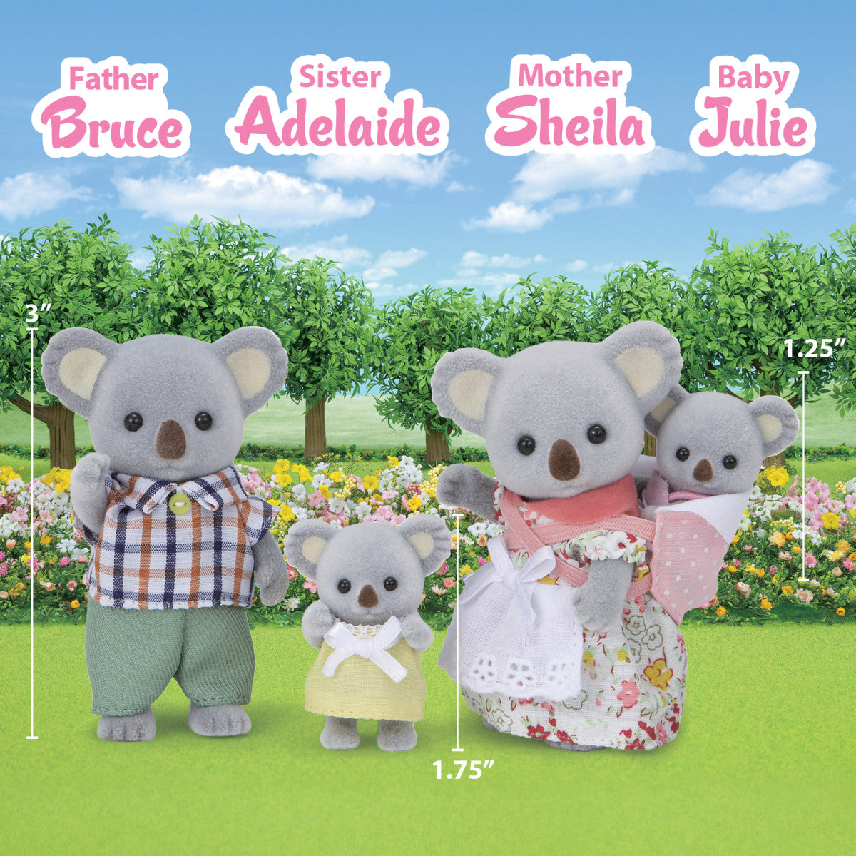 Calico Critters Koala Family