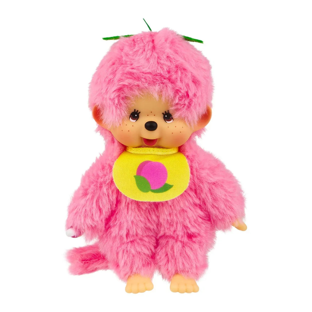Monchhichi 5.5 Inch Fruit Colors Peach Pink Plush Doll Toy