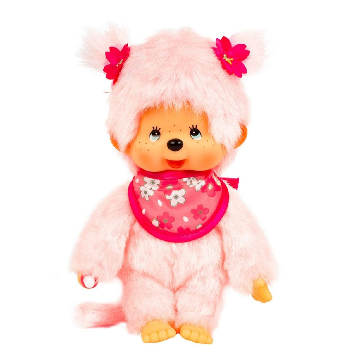 Monchhichi 8 Inch Pink Sakura Girl Cherry Blossom Plush Toy