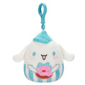 Squishmallow 3.5 Inch Sanrio Food Truck Cinnamoroll Plush Clip