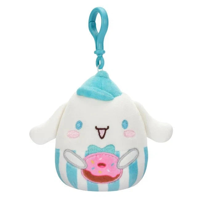 Squishmallow 3.5 Inch Sanrio Food Truck Cinnamoroll Plush Clip