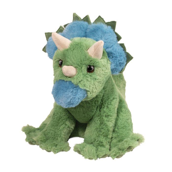 Douglas 10 Inch Roarie the Green Dinosaur Soft Plush Toy