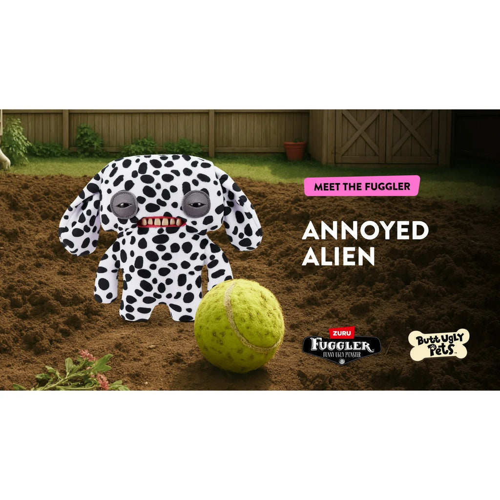 Zuru Fugglers 9 Inch Butt Ugly Pets - Annoyed Alien (Dalmation)
