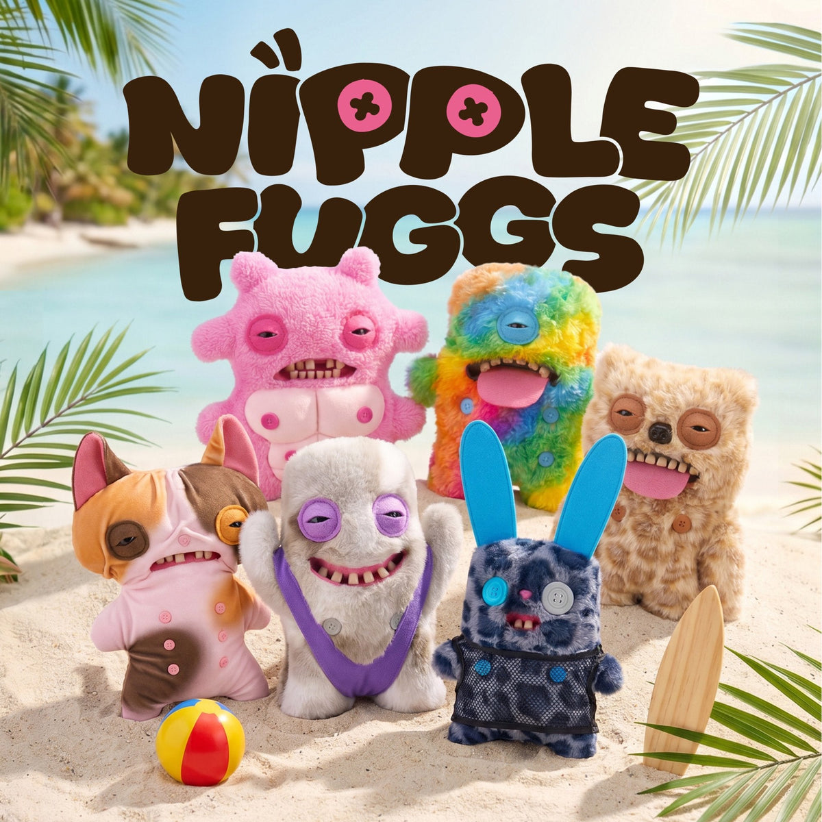 Zuru Fugglers 9 Inch Nipple Fuggs - Wrinkle McStinkles
