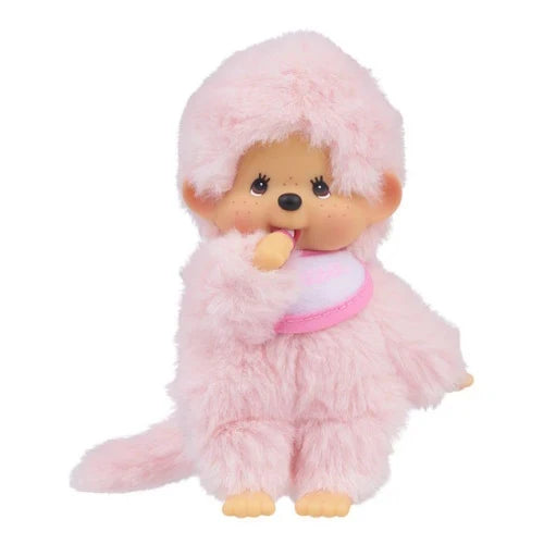 Monchhichi 5.5 Inch Colorful Beanies Plush Doll Toy - PINK