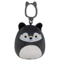 3.5-Inch Dmitri the Dark Grey Wolf Clip