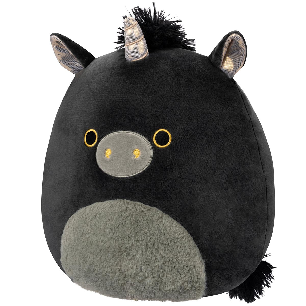 12-Inch Nicolita the Black and Gold Unicorn