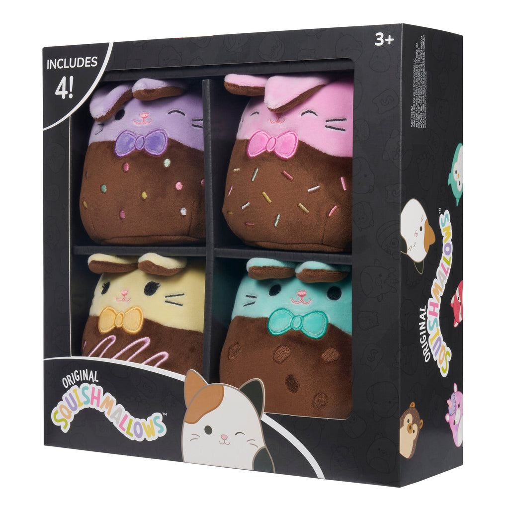 5-Inch Easter Chocolate Bunny 4-Pack