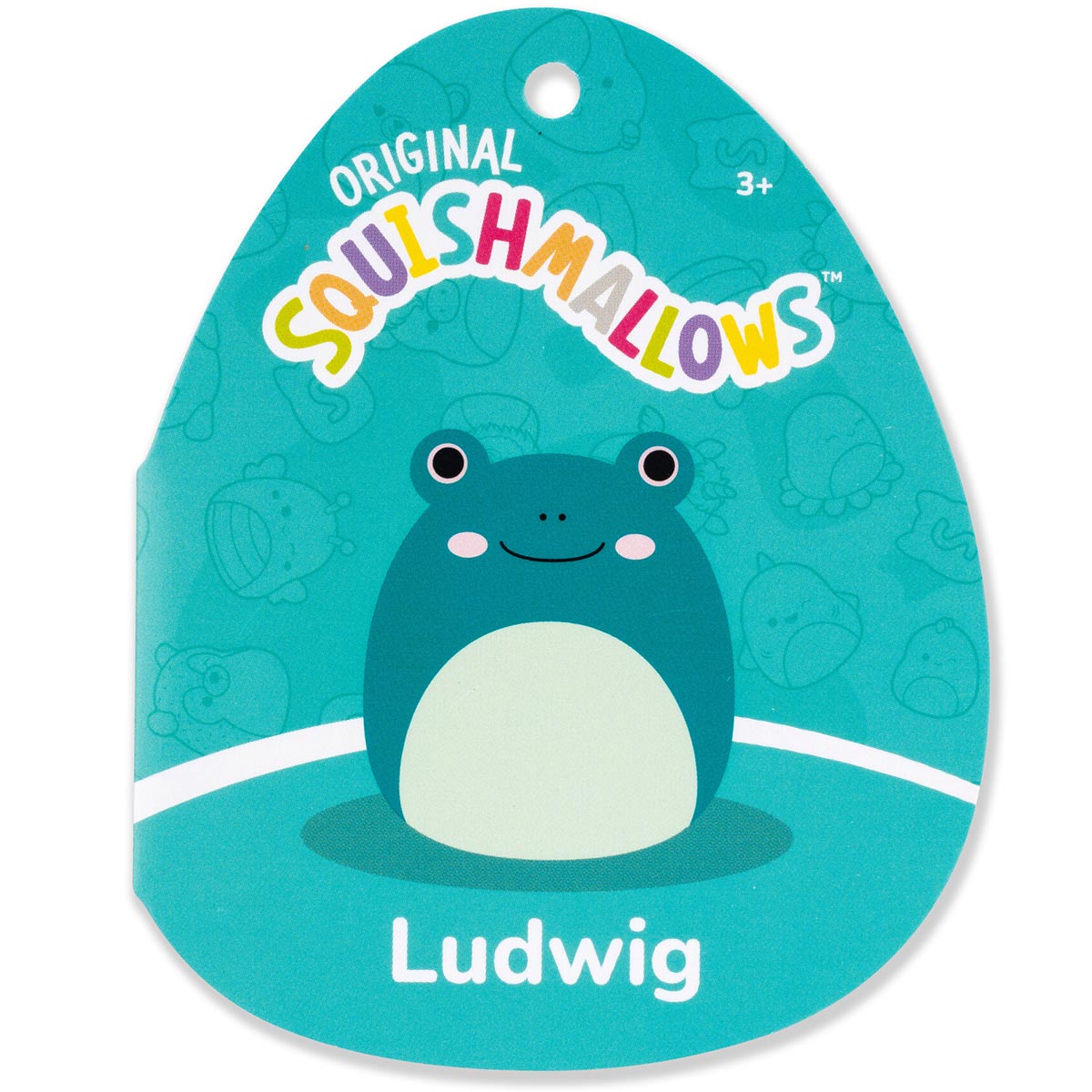 12-Inch Ludwig the Teal Frog with Mint Green Belly