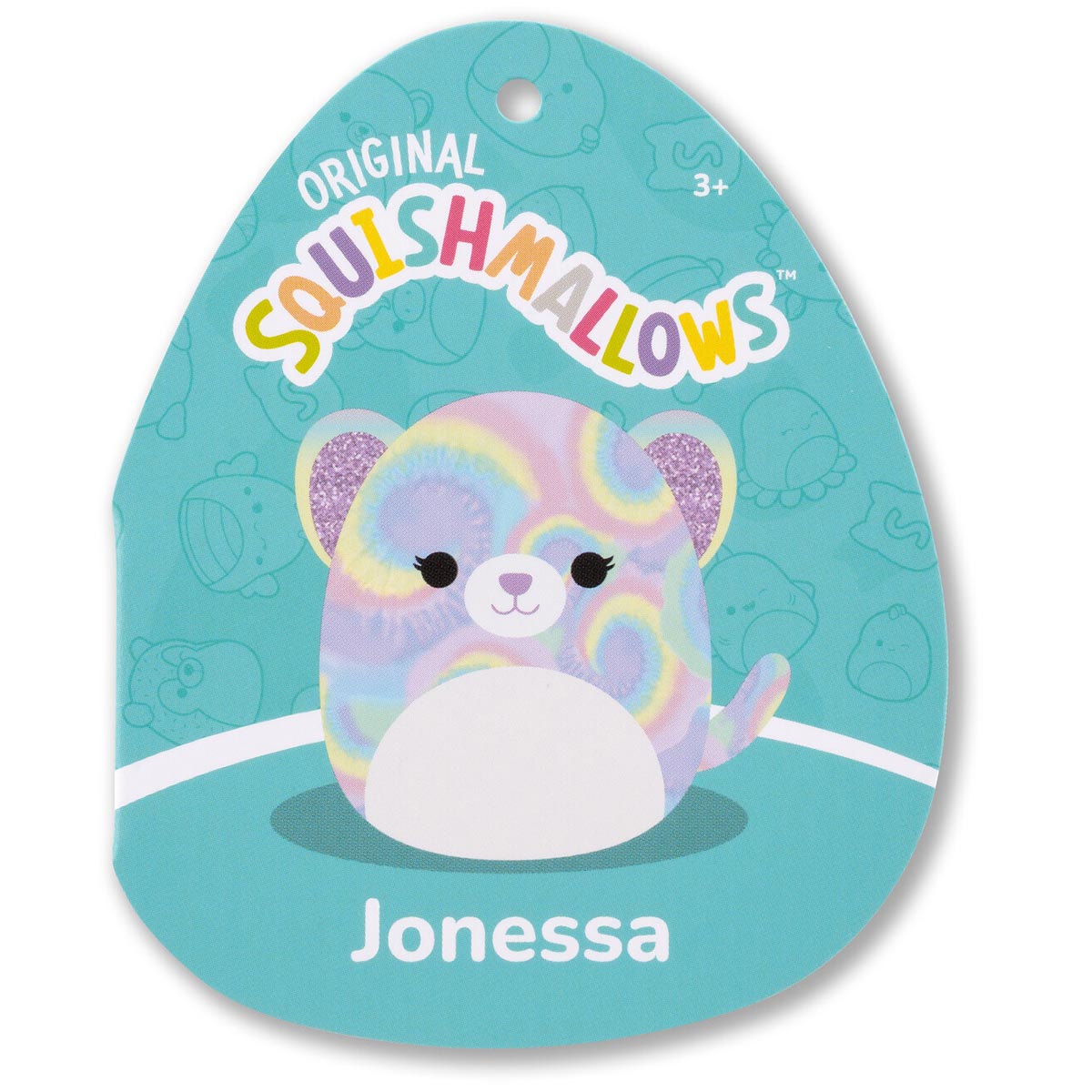 12-Inch Jonessa the Purple Psychedelic Tie-Dye Bear