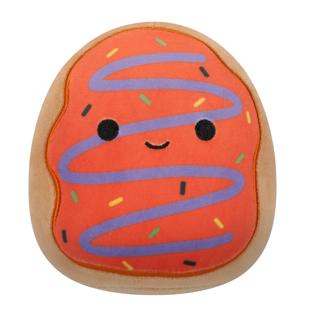 5-Inch Jay the Orange Frosted Donut with Purple Drizzle