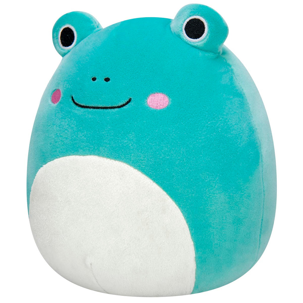 12-Inch Ludwig the Teal Frog with Mint Green Belly