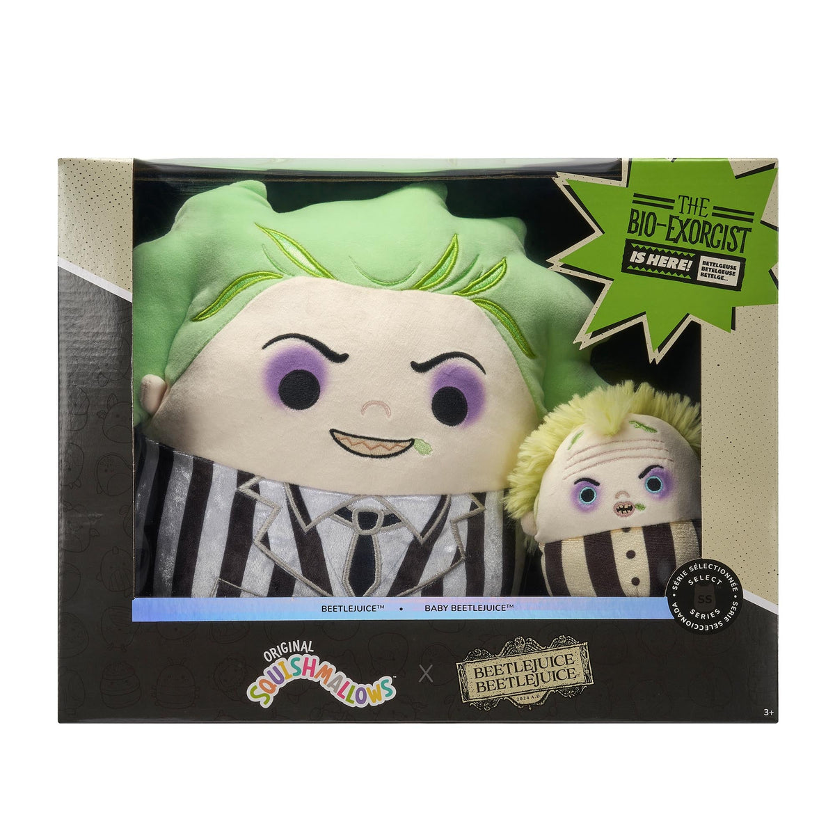10-Inch Beetlejuice and 4-Inch Baby Beetlejuice (Select Series 2-Pack)