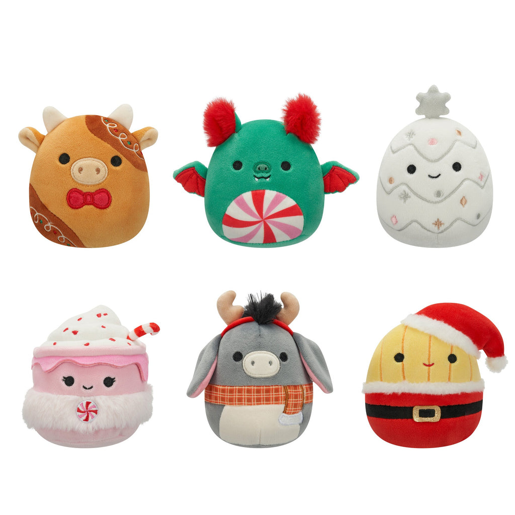 4-Inch Squishmallows Holiday Mystery Capsule - Includes 1 Capsule