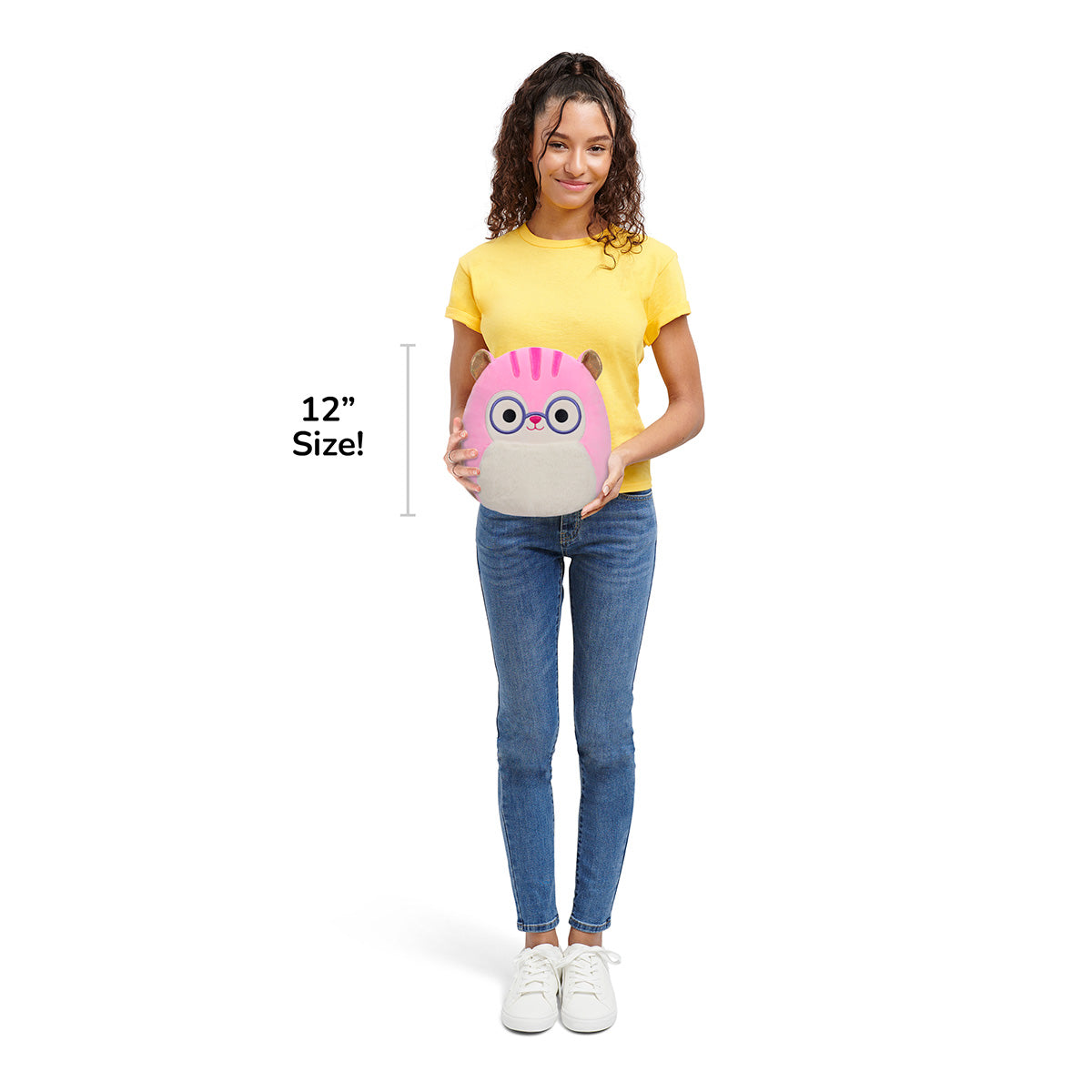 12-Inch TJ the Pink Squirrel with Glasses