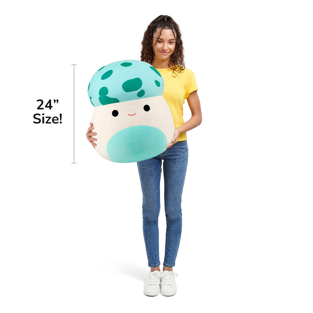 24-Inch Sydney the Teal Spotted Mushroom