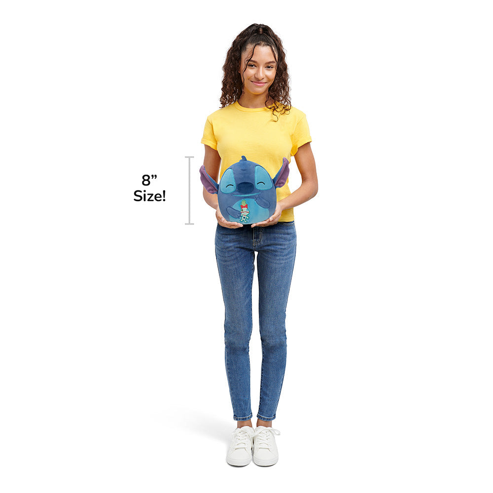 Disney 8-Inch Stitch Holding Scrump