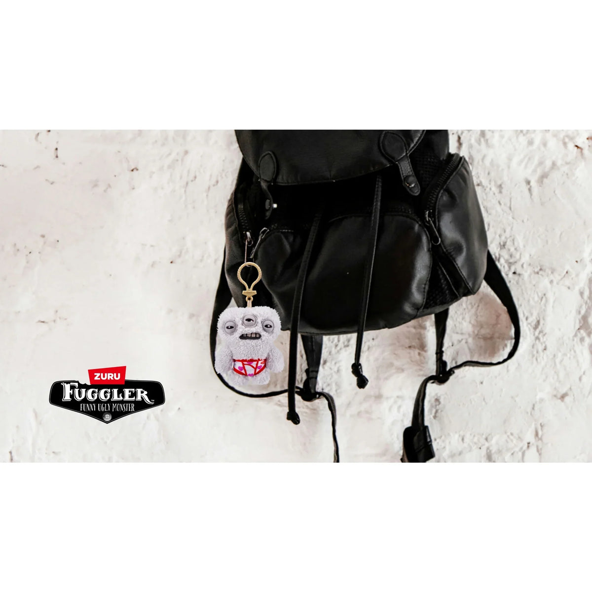 Zuru Fugglers 5 Inch Plush Keyring - Annoyed Alien Gray