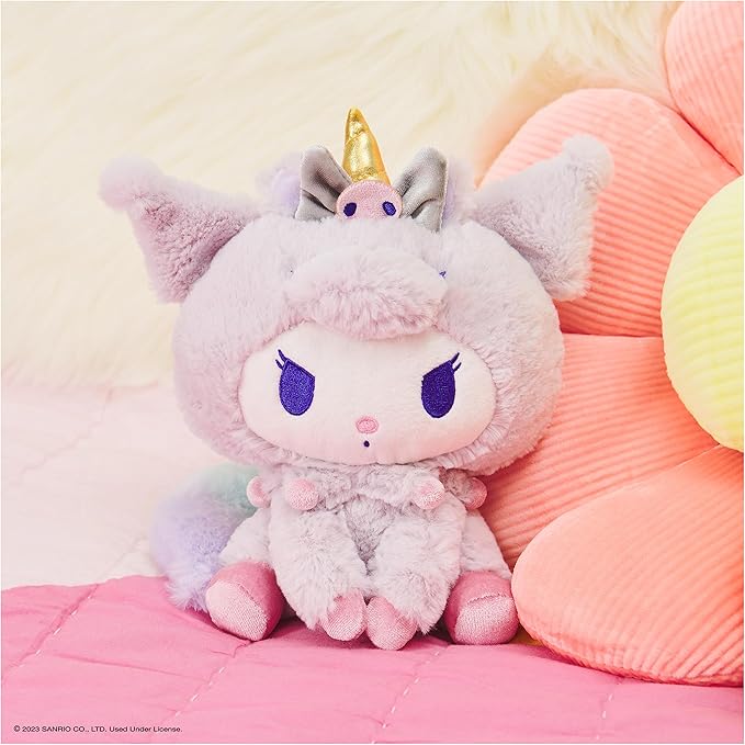 Sanrio 6 Inch Kuromi Unicorn Plush Toy by GUND