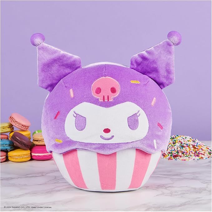 Sanrio 8 Inch Kuromi Cupcake Plush Toy by GUND