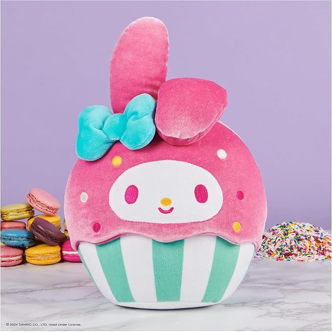Sanrio 8 Inch My Melody Cupcake Plush Toy by GUND