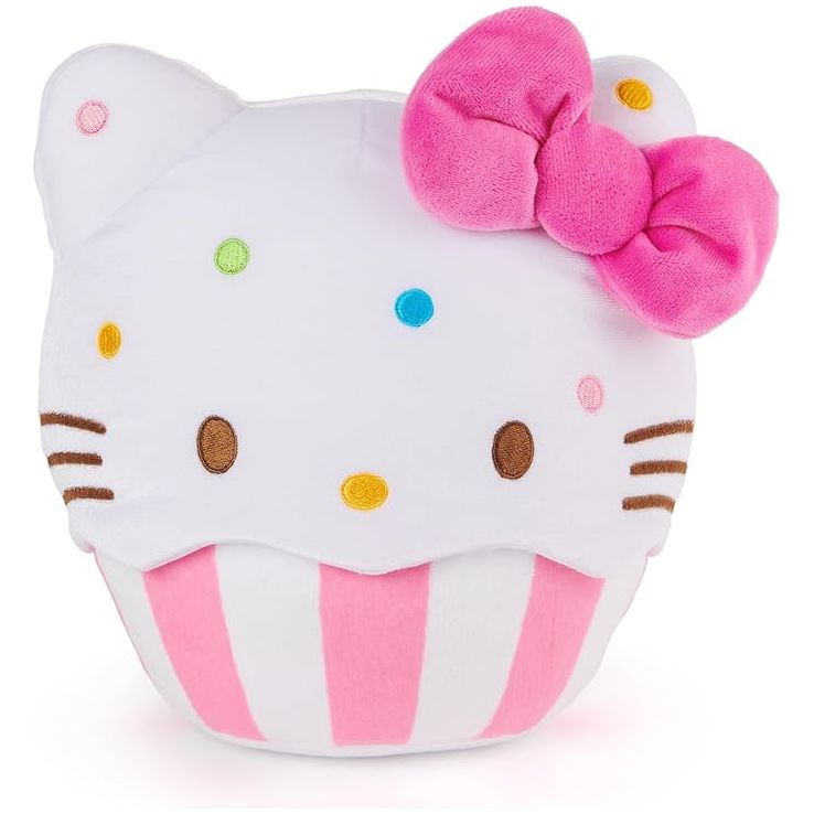 Sanrio 8 Inch Hello Kitty Cupcake Plush Toy by GUND