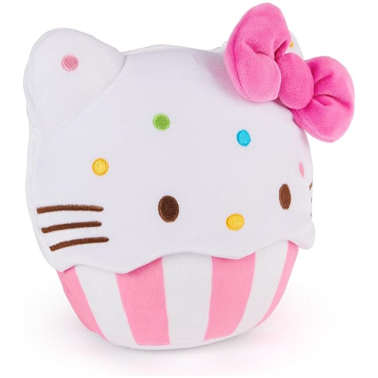 Sanrio 8 Inch Hello Kitty Cupcake Plush Toy by GUND