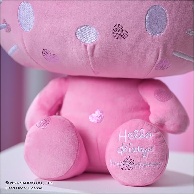 Sanrio 12 Inch Hello Kitty 50th Anniversary Plush Toy by GUND