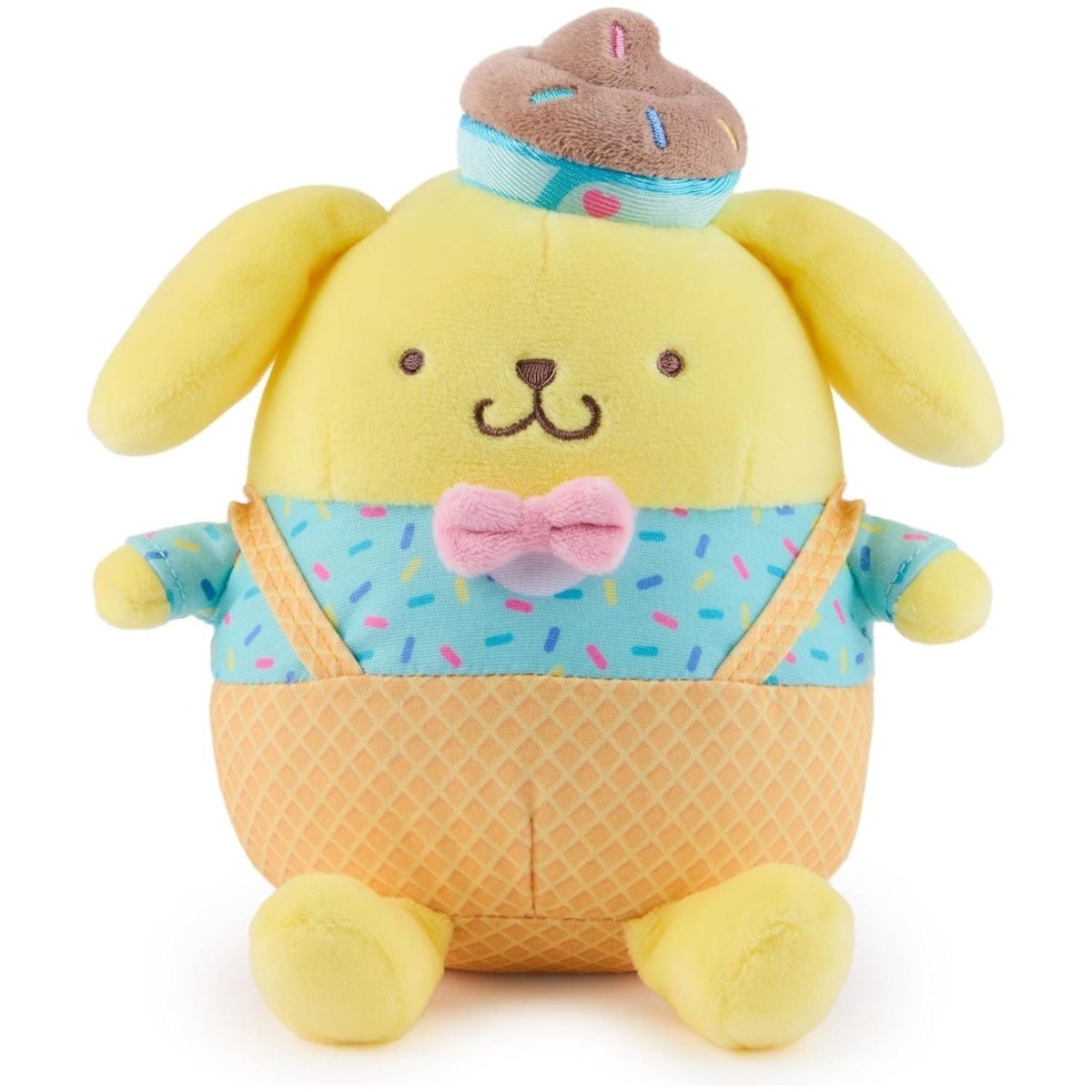 Sanrio 6 Inch Pompompurin Ice Cream Plush Toy by GUND