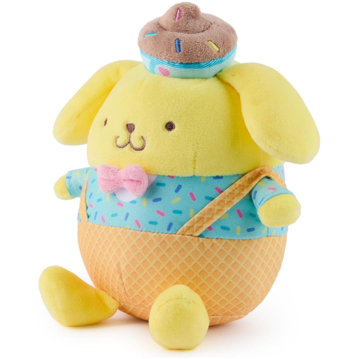 Sanrio 6 Inch Pompompurin Ice Cream Plush Toy by GUND
