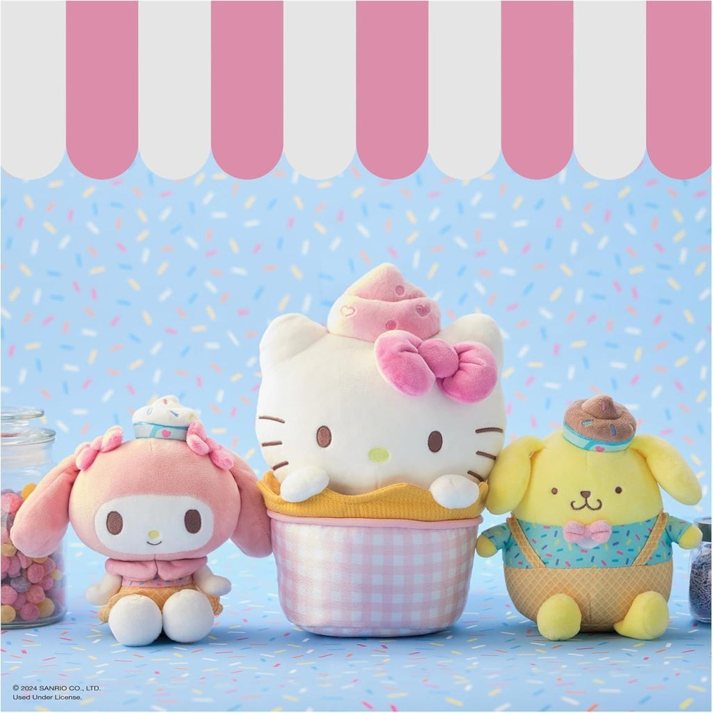 Sanrio 6 Inch My Melody Ice Cream Plush Toy by GUND