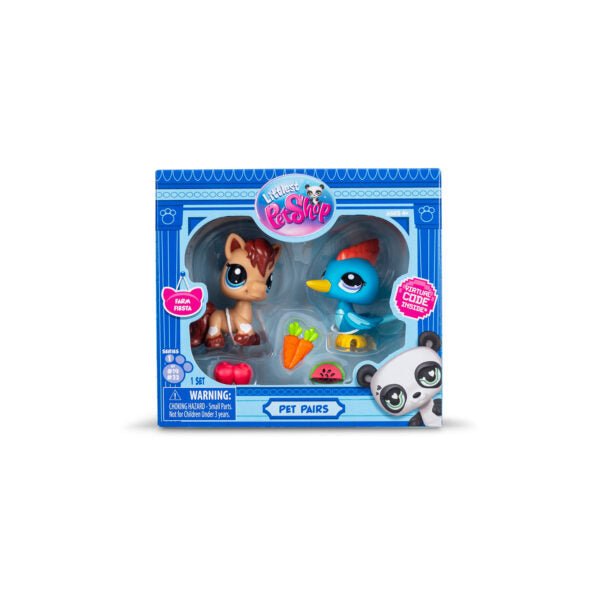Littlest Pet Shop Gen 7 Pet Pairs Play Set - Pony #19 and Woodpecker #23
