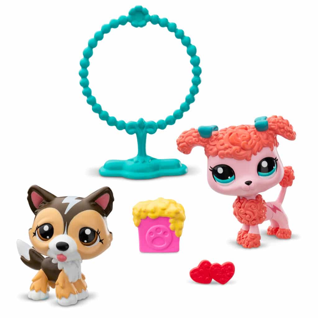 Littlest Pet Shop Gen 7 Series 2 Pet Pairs - Sheltie #88 and Poodle #89